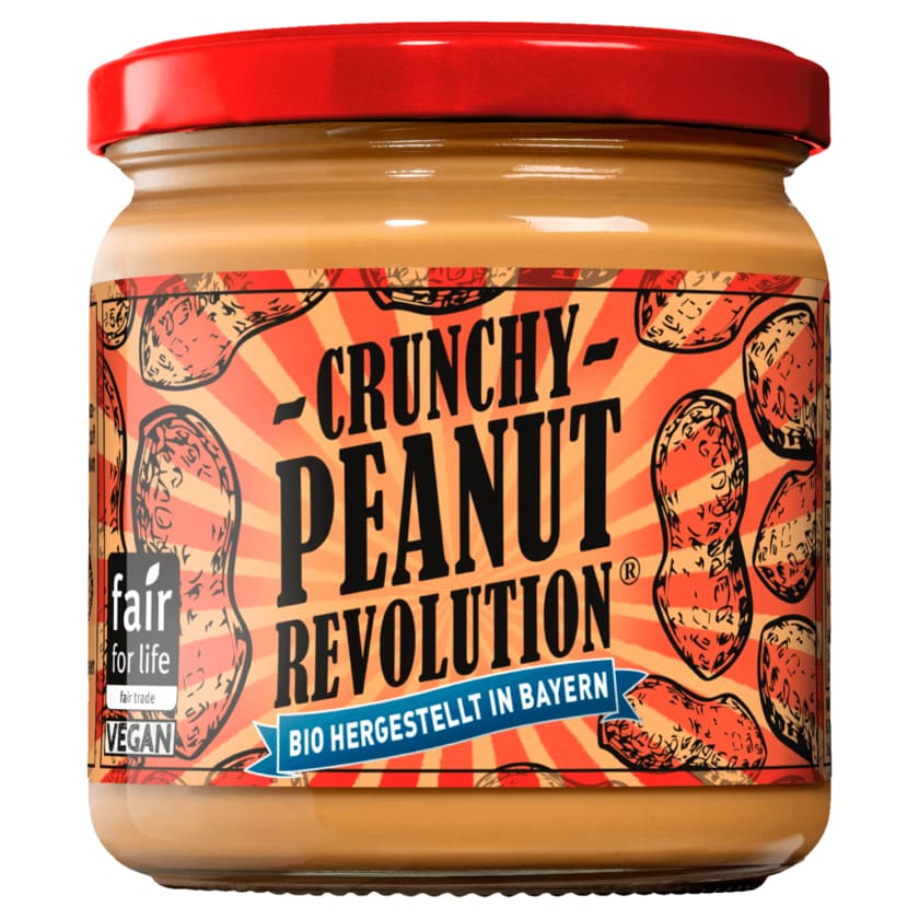 Crunchy Bio Peanut Revolution vegan 375g